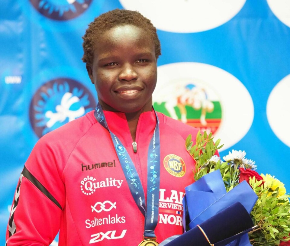 Grace Jacob Bullen gjorde sin beste jobb for Norges Bryteforbund og Atlas - å vant sitt første VM gull i U23.