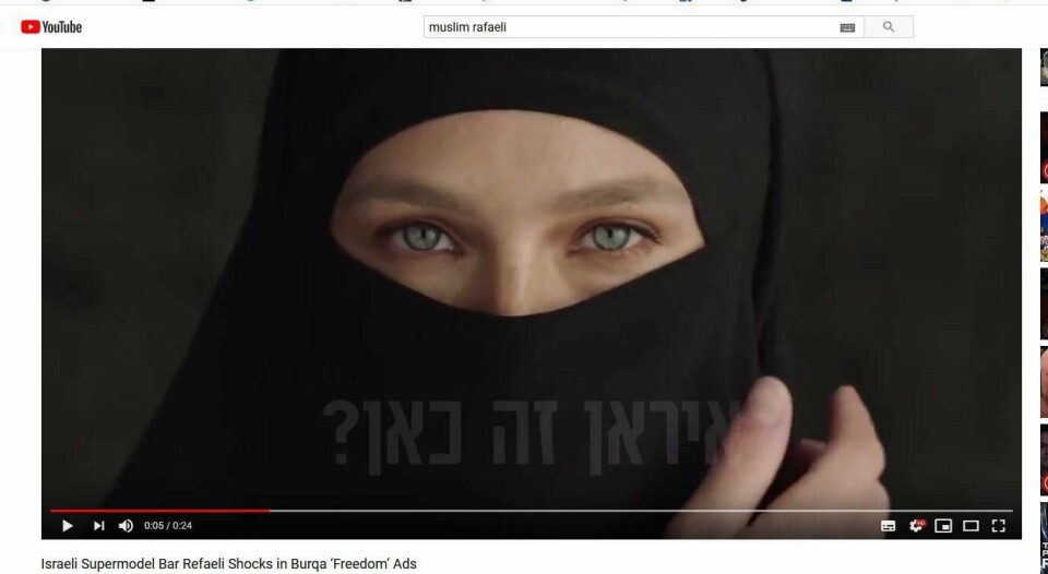 Israelsk klesmerke kritiseres for islamofobisk reklamefilm