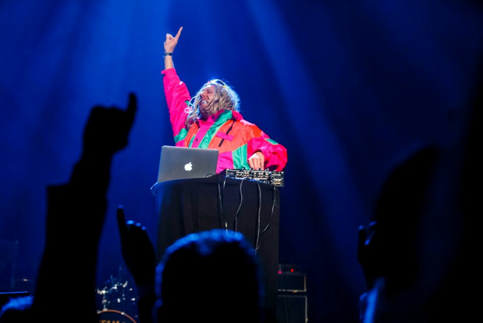 Morten Ramm som DJ under artistdugnaden for flyktinger på Sentrum Scene i Oslo i 2015. Morten Ramm som DJ under artistdugnaden for flyktinger på Sentrum Scene i Oslo i 2015. Foto: Heiko Junge / NTB