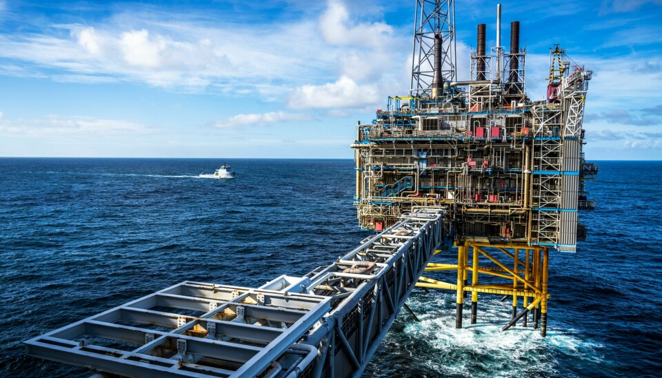 Det skal investres 240 milliarder kroner på norsk sokkel neste år. Her er Sleipner A-platformen. EU set 2049 som sluttdato for langsiktige leveringskontraktar av gass. Omtrent all gassen som Noreg produserer, går til EU. Foto: Ole Berg-Rusten / NTB / NPK