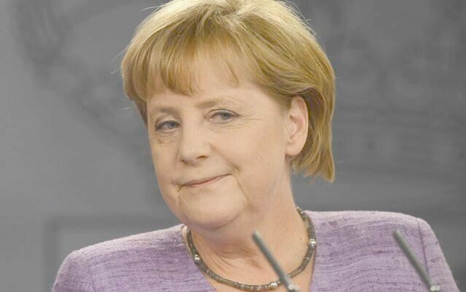 Gode nyheter for Tyskland og forbundskansler Angela Merkel.