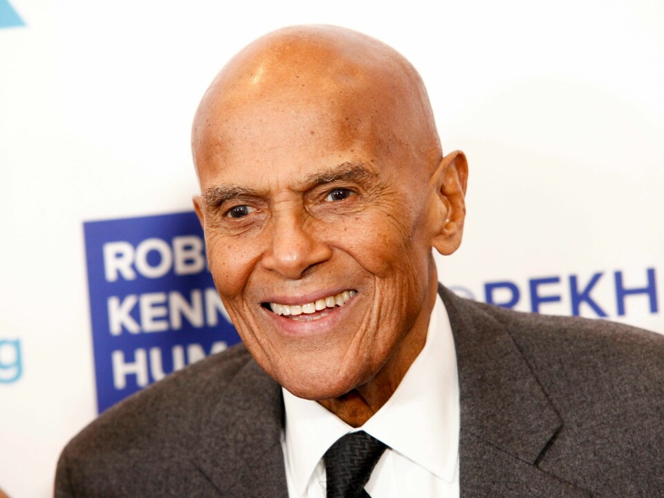 Harry Belafonte døde i 2+023. Her er han i 2017. Harry Belafonte i 2017.