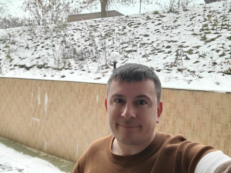 Mykola Nazarovets driver forretninger i Kyiv, og nødhjelp til resten av landet. Mykola Nazarovets