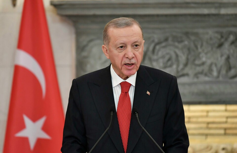 Tyrkias president Recep Tayyip Erdogan vil ha amerikansk godkjenning av F-16-kjøp. Foto: Michael Varaklas / AP / NTB Tyrkias president Recep Tayyip Erdogan vil ha amerikansk godkjenning av F-16-kjøp. Foto: Michael Varaklas / AP / NTB