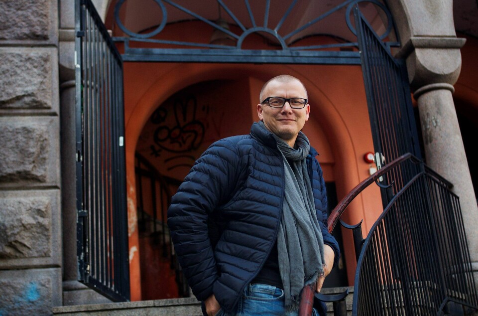 Ådne Sekkelsten har utviklet ideen om Kloden siden Scenekunstbruket ga ut antologien «Scenekunsten og de unge» for et år siden, i forbindelse med den årlige teaterfestivalen Showbox. FOTO: ARNE OVE BERGO