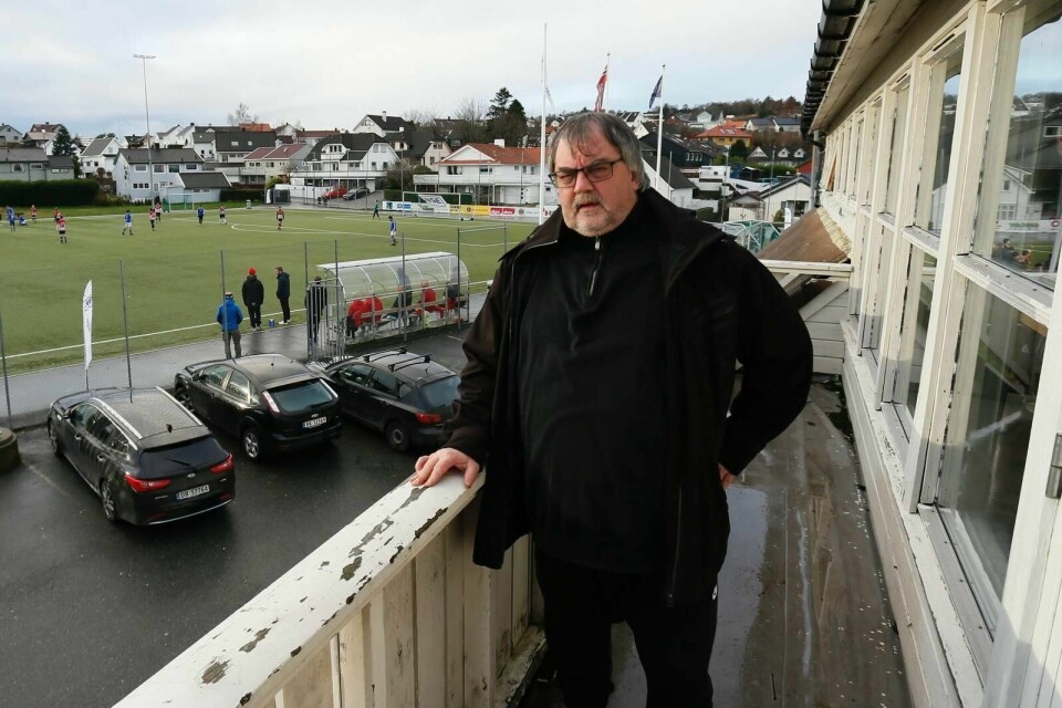 Ragnar Ødegård i POL kommer til å rapportere hendelsene under og etter oppgjøret mellom Vardeneset og Brodd til Rogaland Fotballkrets. Foto: Frode Olsen