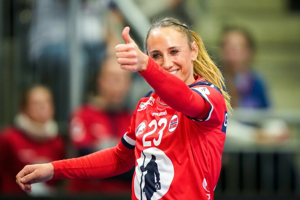 Camilla Herrem starter jakten på nytt VM-gull på hjemmebane. Norges Camilla Herrem under håndballandskampen mot Angola. Foto: Beate Oma Dahle / NTB