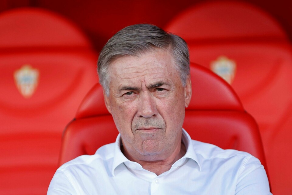 Real Madrid-trener Carlo Ancelotti risikerer nesten fem år i fengsel for å ha forbutt seg mot skattereglene i Spania., Real Madrid-manager Carlo Ancelotti er kritisk til den spanske fotballpresidenten Luis Rubiales oppførsel etter VM-finalen for kvinner. Foto: Fermin Rodriguez / AP / NTB