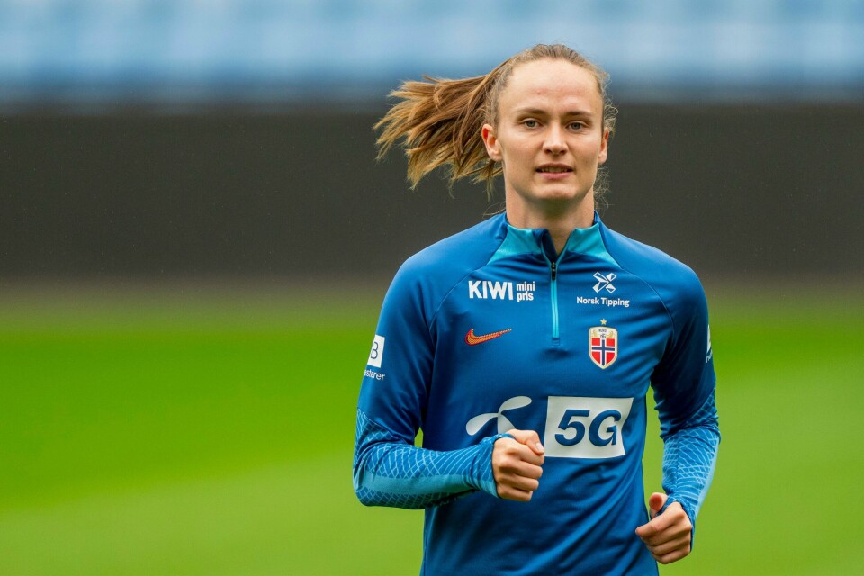 Caroline Graham Hansen noterte seg med mål og assist mot Real Sociedad. Caroline Graham Hansen noterte seg med mål og assist mot Real Sociedad. Foto: Fredrik Varfjell / NTB