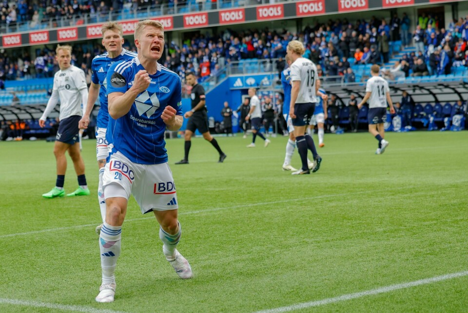 Kristian Eriksen satte inn 2-0-målet. Foto: Svein Ove Ekornesvåg / NTB Kristian Eriksen satte inn 2-0-målet. Foto: Svein Ove Ekornesvåg / NTB