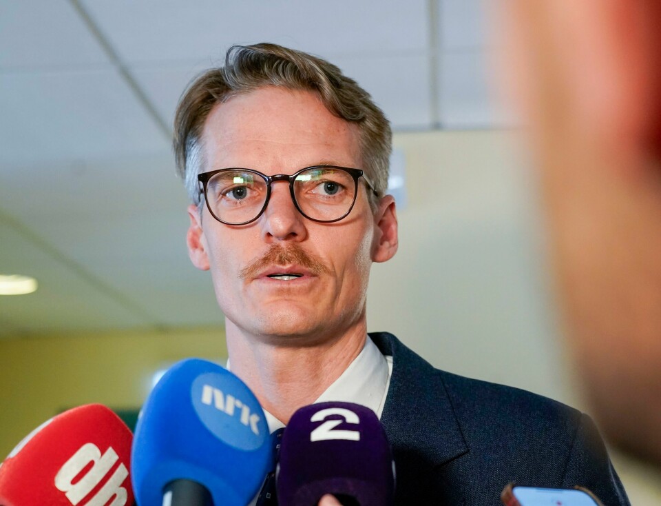 Anders Bessebergs forsvarer Mikkel Toft Gimse etter domsavsigelsen i Besseberg-saken i Buskerud tingrett. Anders Bessebergs forsvarer Mikkel Toft Gimse etter domsavsigelsen i Besseberg-saken i Buskerud tingrett. Foto: Terje Bendiksby / NTB