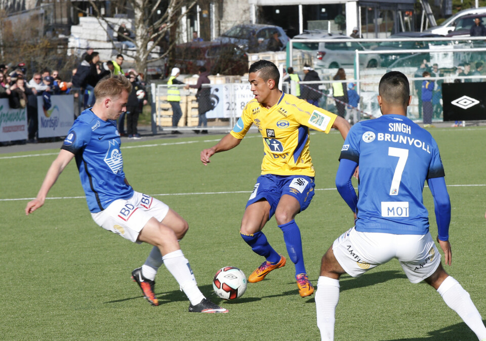 Grorud-Molde Mohammed Mahnin får skryt av Molde-manager Ole Gunnar Solskjær for sin innsats mot Molde. Foto: Vidar Ruud / NTB scanpix Grorud-Molde Mohammed Mahnin får skryt av Molde-manager Ole Gunnar Solskjær for sin innsats mot Molde. Foto: Vidar Ruud / NTB scanpix