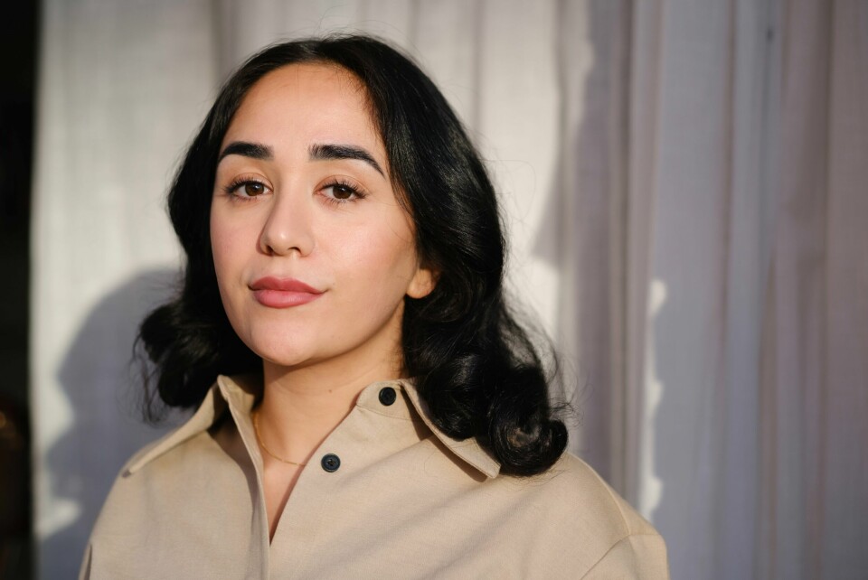 Amanda Delara har fått tre Spellemann-nominasjoner. Portrett av Amanda Delara i leiligheten på Helsfyr.