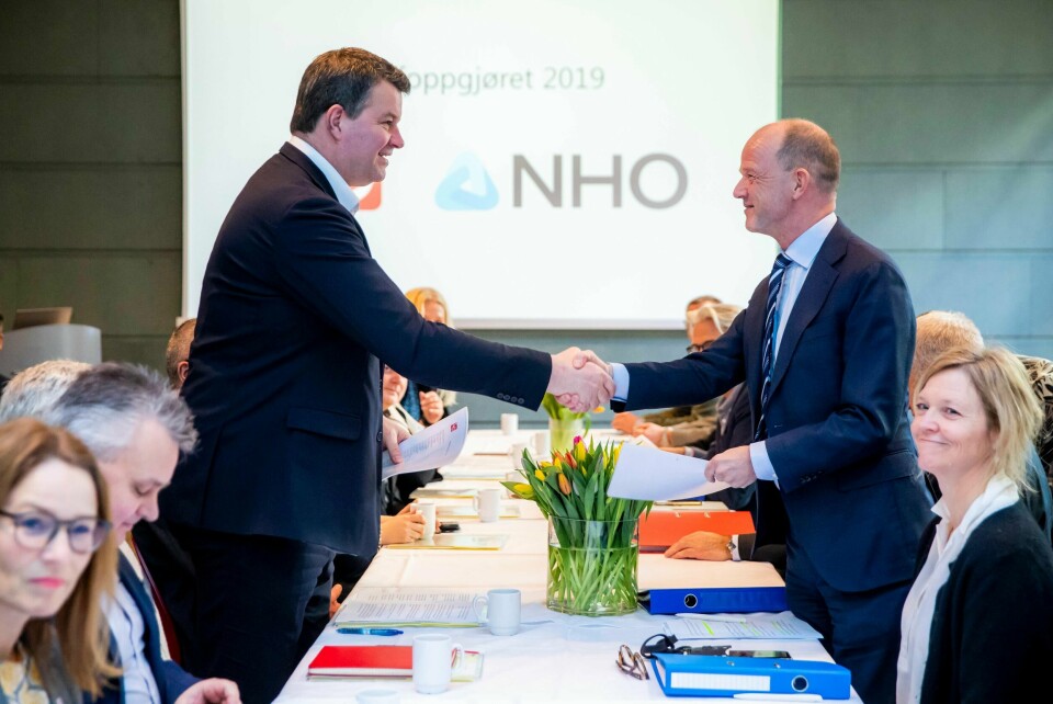 LO-leder Hans-Christian Gabrielsen og NHO-sjef Ole Erik Almlid er blant arbeidslivstoppene som tjener over millionen.