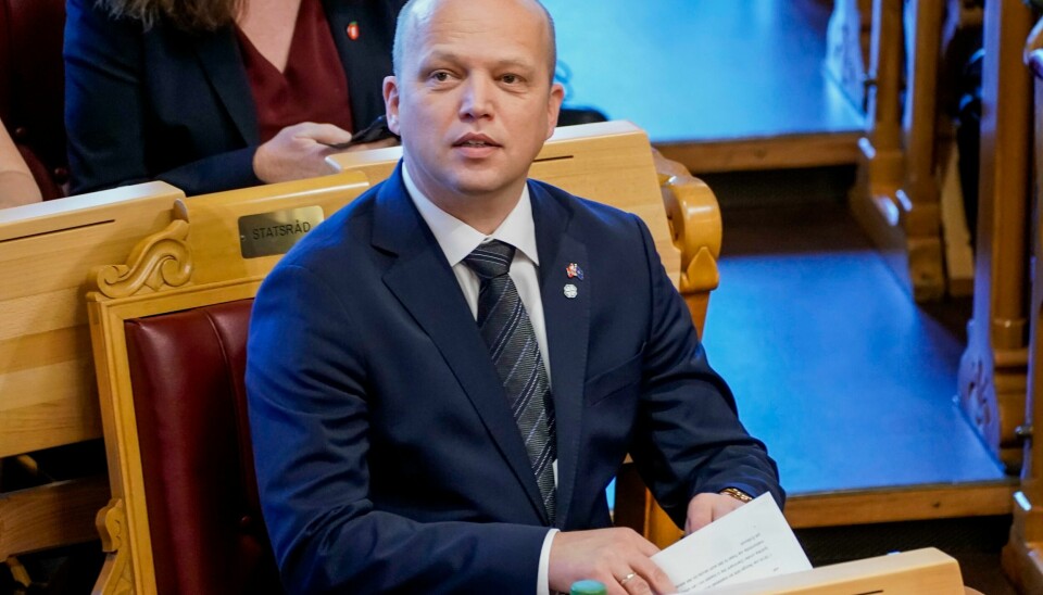 Finansminister Trygve Slagsvold Vedum (Sp) bevilger langt mindre penger til oppsplitting enn kommunene og fylkene selv mener de trenger. Finansminister Trygve Slagsvold Vedum (Sp) bevilger langt mindre penger til oppsplitting enn kommunene og fylkene selv mener de trenger. Foto: Terje Pedersen / NTB