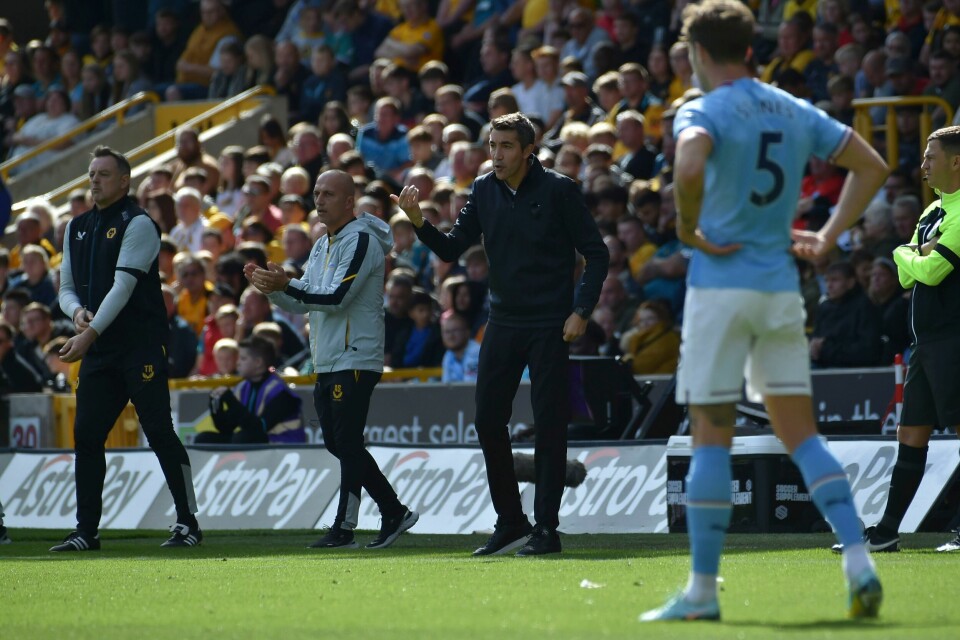 Bruno Lage er ferdig i Wolverhampton. Bruno Lage er ferdig i Wolverhampton. Foto: Rui Vieira / AP / NTB
