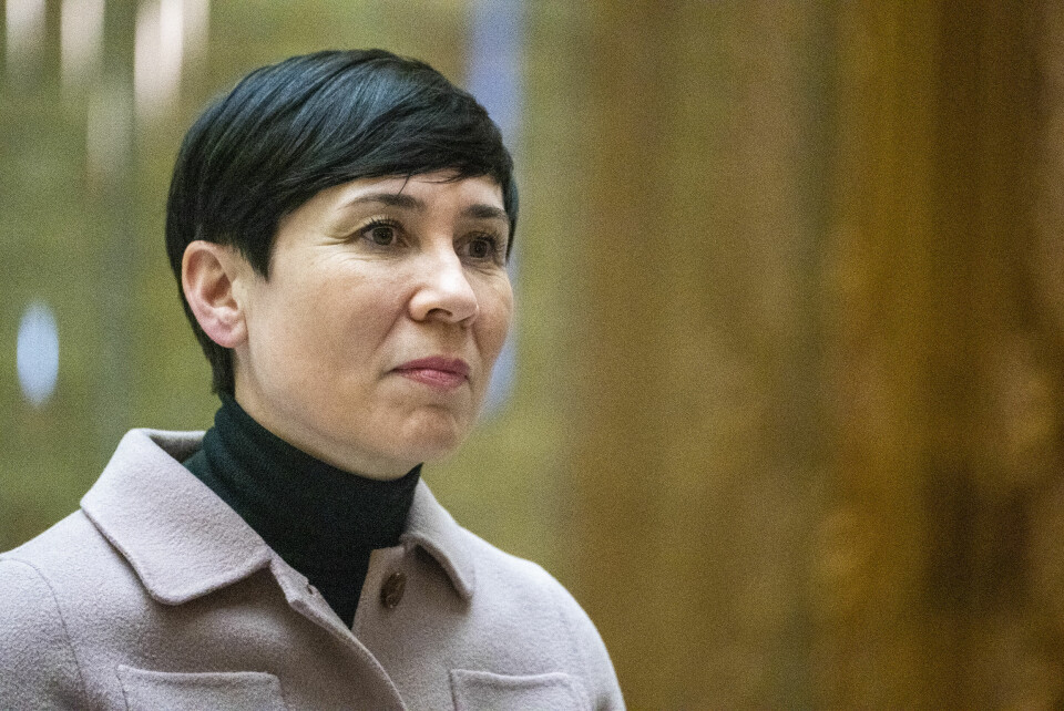 Ine Eriksen Søreide (H). Ine Eriksen Søreide (H) i forbindelse med møtet i den utvidede utenriks- og forsvarskomiteen på Stortinget mandag.Foto: Terje Pedersen / NTB