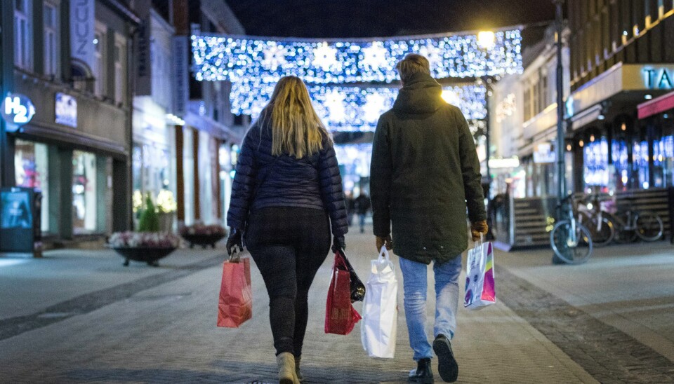 Det er ventet noe nedgang i norsk julehandel som følge av gjenåpning av samfunnet, samt inflasjon og usikre tider. Men julehandelen som fenomen er ganske stabil fra år til år. Illustrasjonsfoto.