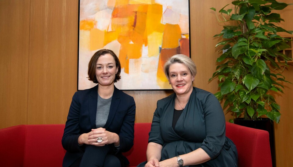 Anette Trettebergstuen (Ap), kultur- og likestillingsminister, og Marte Mjøs Persen (Ap), arbeids- og inkluderingsminister. Anette Trettebergstuen, kulturminister, og Marte Mjøs Persen, arbeidsminister. Kulturdepartementet.