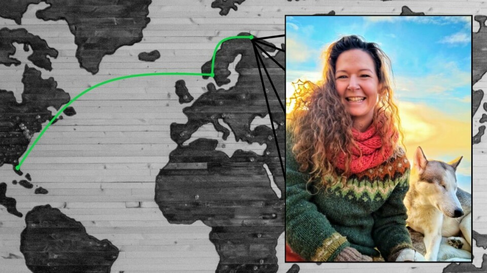 – Det spøkes ofte med kontrastene mellom USA og Finnmark, smiler Alexa-Kristin Camire, som flyttet fra Florida som tiåring. Nå er hun natur- og friluftslivsformidler nær den finske grensa. – Det spøkes ofte med kontrastene mellom USA og Finnmark, smiler Alexa-Kristin Camire, som flyttet fra Florida som tiåring. Nå er hun natur- og friluftslivsformidler nær den finske grensa.
