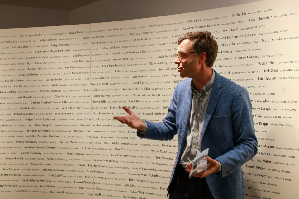 Historiker Carl Emil Vogt ved HL-senteret i Oslo. Ivar Bermann