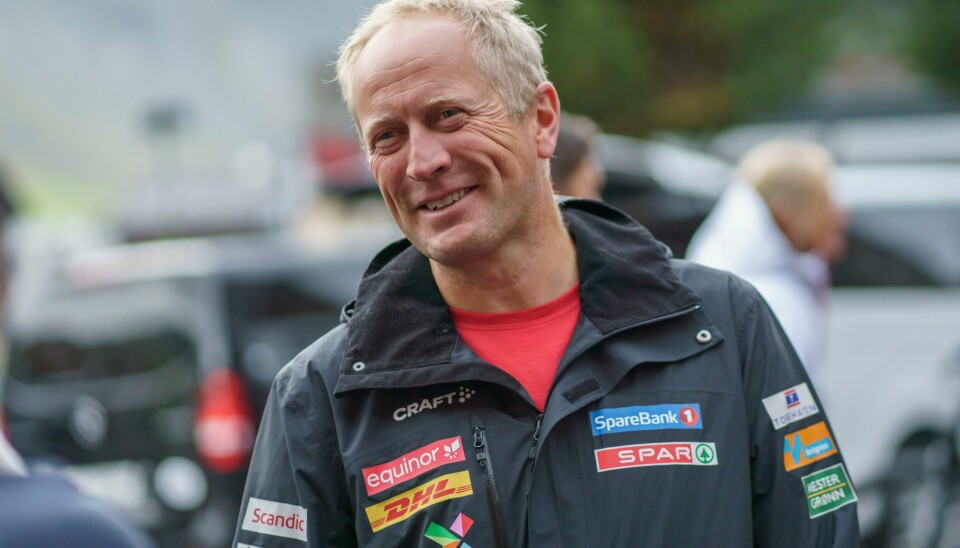 Langrennssjef Espen Bjervig har testet positivt på korona. Langrennssjef Espen Bjervig under et høydeopphold i Livigno sist uke. Foto: Heiko Junge / NTB.