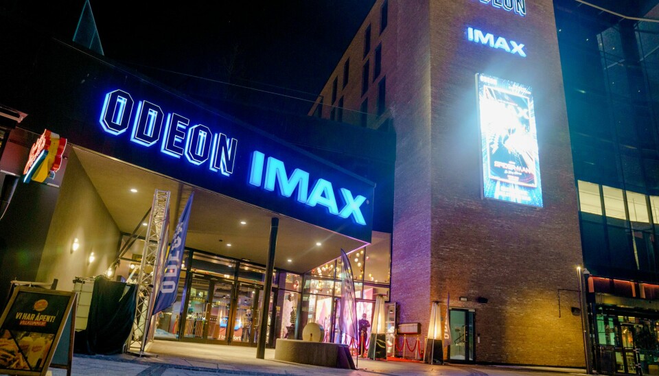 ODEON IMAX-kino i bydelen Storo i Oslo. Halvparten av oss oppsøker kulturarrangementer som teater, kino og konsert sjeldnere nå enn før pandemien.Foto: Stian Lysberg Solum / NTB