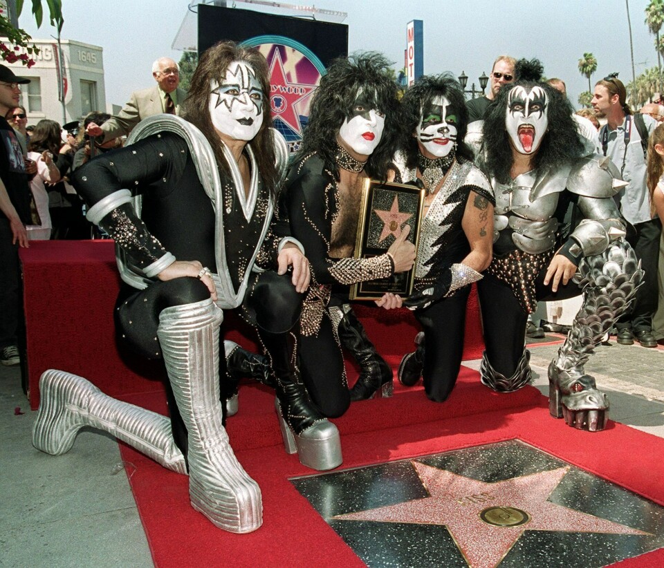 Kiss (fra venstre): Ace Frehley, Paul Stanley, Peter Criss og Gene Simmons. Kiss (fra venstre): Ace Frehley, Paul Stanley, Peter Criss og Gene Simmons.