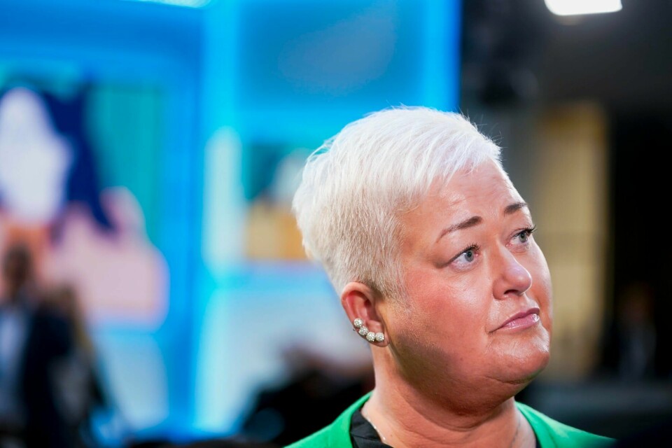 Kirsti Skogsholm under pressekonferansen om Barnevernsinstitusjonsuvalgets nye rapport. Kirsti Skogsholm under pressekonferansen om Barnevernsinstitusjonsuvalgets nye rapport.