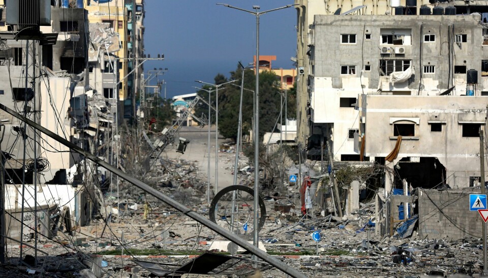 Et nabolag med omfattende ødeleggelser i Gaza. Et nabolag med omfattende ødeleggelser i Gaza. Foto: Abed Khaled / AP / NTB