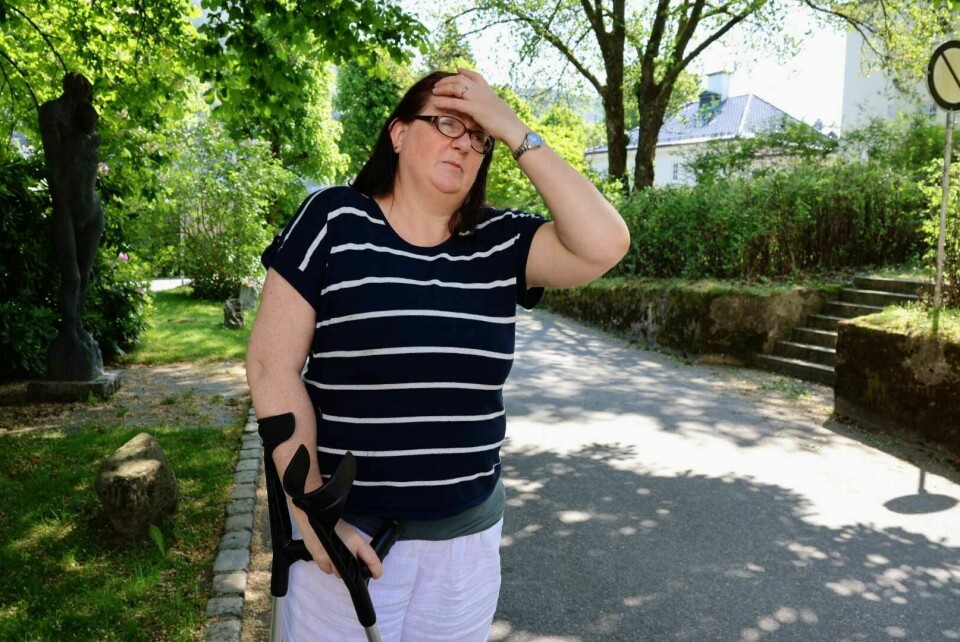 Marit Langøy har Sticklers syndrom. Marit Langøy har Sticklers syndrom.