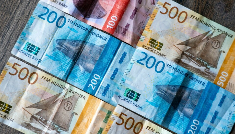 Norsk økonomi vokste med 0,5 prosent, ifølge Statistisk sentralbyrå. Illustrasjonsfoto. Kronen er ikke hva den en gang var. Bare det siste året har vår valuta svekket seg 16 prosent mot dollar og 20 prosent mot euro. Foto: Gorm Kallestad / NTB