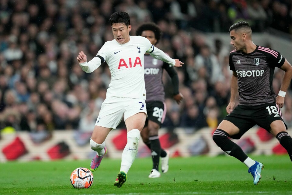 En mann utestenges i tre år for rasehets mot Son Heung-min. En mann utestenges i tre år for rasehets mot Son Heung-min. Foto: Kin Cheung / AP / NTB