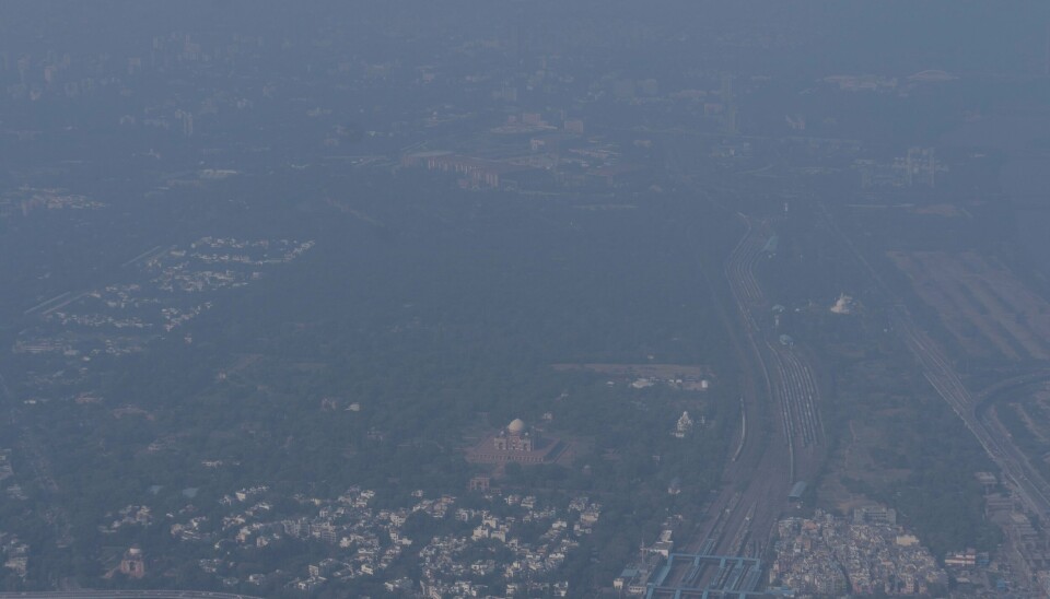 Et flybilde tatt over utkanten av New Delhi 12. november. Et flybilde tatt over utkanten av New Delhi 12. november. Foto: Altaf Qadri / AP / NTB