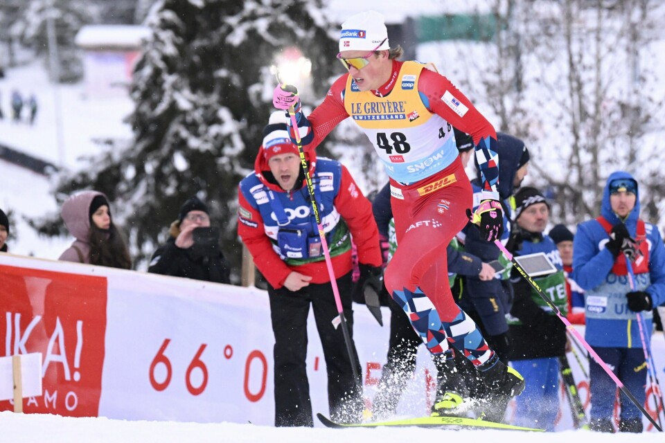 Johannes Høsflot Klæbo under den klassiske 10-kilometeren i Ruka sist helg. Johannes Høsflot Klæbo under den klassiske 10-kilometeren i Ruka sist helg. Foto: Jussi Nukari / NTB