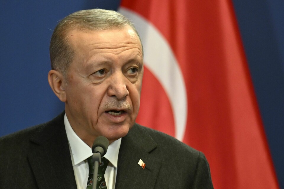 Tyrkias president Recep Tayyip Erdogan fotografert i Budapest 18. desember. Foto: Denes Erdos / AP / NTB