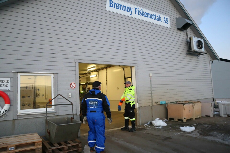 Ken-Richard Hansen og Julian Andreassen er samstemte om at det nå må være den kystnære flåten sin 'tur'. Ken-Richard Hansen og Julian Andreassen på kaia i Brønnøysund.