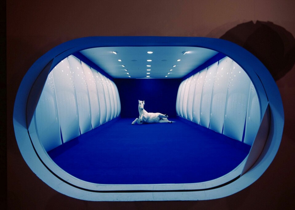 Noen av Astrup Fearnley-museets norske utstillinger har fått internasjonal oppmerksomhet. Børre Sæthres installasjon «Unicorn» fra 2001 endte på forsiden av en bok om verdens beste installasjonskunst. FOTO: ASTRUP FEARNLEY-MUSEET Noen av Astrup Fearnley-museets norske utstillinger har fått internasjonal oppmerksomhet. Børre Sæthres installasjon «Unicorn» fra 2001 endte på forsiden av en bok om verdens beste installasjonskunst. FOTO: ASTRUP FEARNLEY-MUSEET