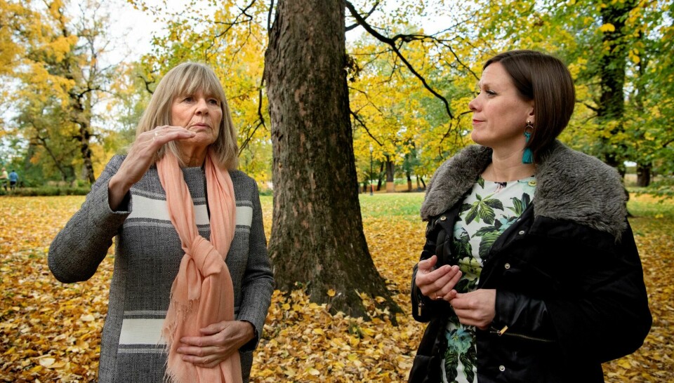 – Grøntregnskapet gir oss et godt kunnskapsgrunnlag for videre planlegging, mener enhetsleder Kjersti Granum i Plan- og bygningsetaten i Oslo kommune (t. v.). – Disse målingene er viktige fordi vi kan følge med på hva som faktisk skjer og så styre utviklingen framover på bakgrunn av faktagrunnlag, sier byråd for byutvikling, Hanna E. Marcussen (MDG). – Grøntregnskapet gir oss et godt kunnskapsgrunnlag for videre planlegging, mener enhetsleder Kjersti Granum i Plan- og bygningsetaten i Oslo kommune (t. v.). – Disse målingene er viktige fordi vi kan følge med på hva som faktisk skjer og så styre utviklingen framover på bakgrunn av faktagrunnlag, sier byråd for byutvikling, Hanna E. Marcussen (MDG).