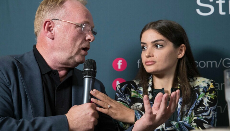 Per Sandberg og Bahareh Letnes er for tiden på reise i Iran der de ifølge forlaget skal møte fremtredende representanter fra regjeringen og næringslivet, men de skal være tilbake i Norge i tide til boklanseringen.