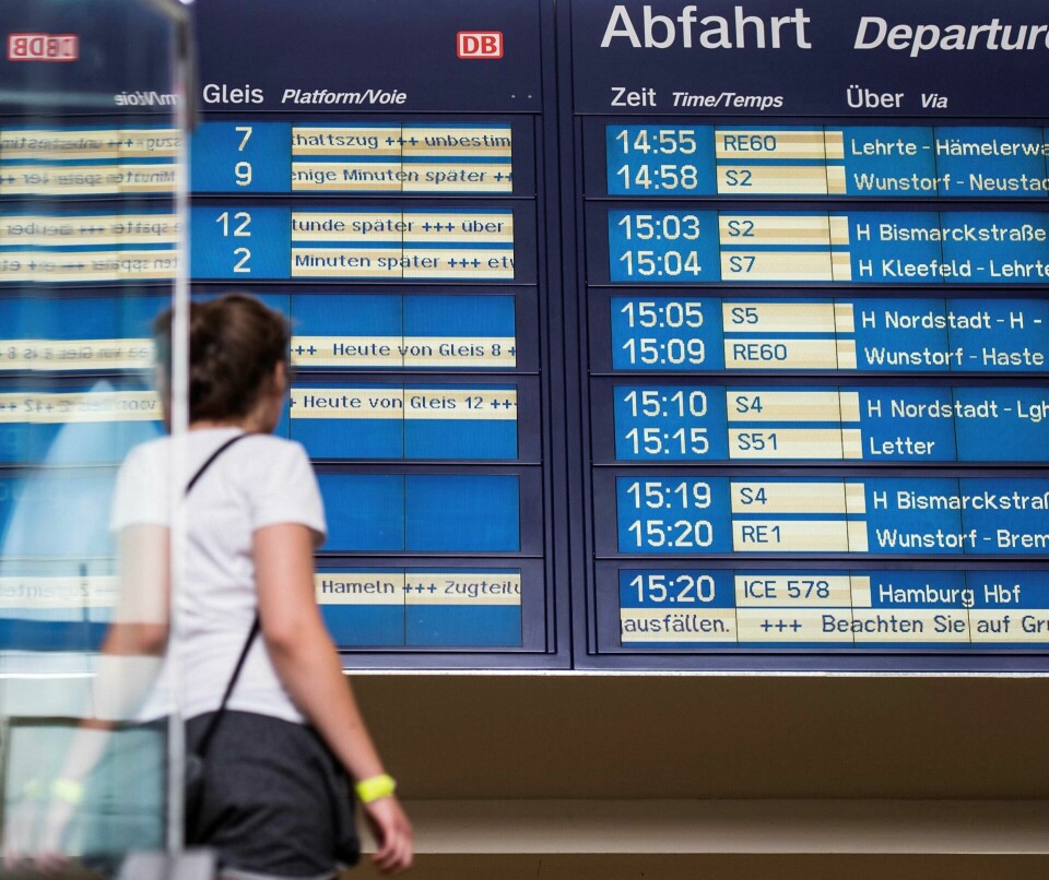 konkurranse i Tyskland: Heller ikke tyskerne er spesielt imponerte over togenes punktlighet og regularitet. Der er statseide Deutsche Bahn fortsatt suverent størst. FOTO: SILAS STEIN/NTB SCANPIX konkurranse i Tyskland: Heller ikke tyskerne er spesielt imponerte over togenes punktlighet og regularitet. Der er statseide Deutsche Bahn fortsatt suverent størst. FOTO: SILAS STEIN/NTB SCANPIX