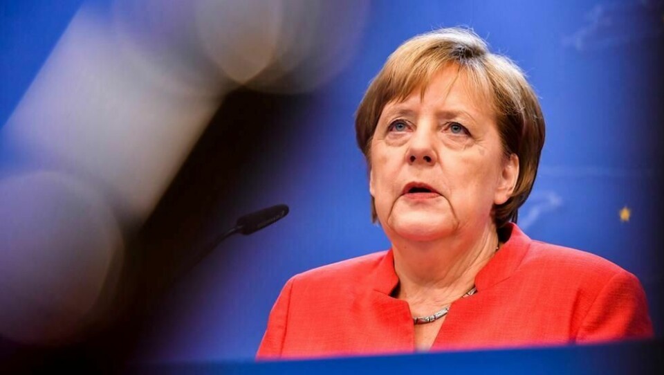 Tysklands statsminister Angela Merkel holdt tirsdag tale i EU-parlamentet i Strasbourg.
