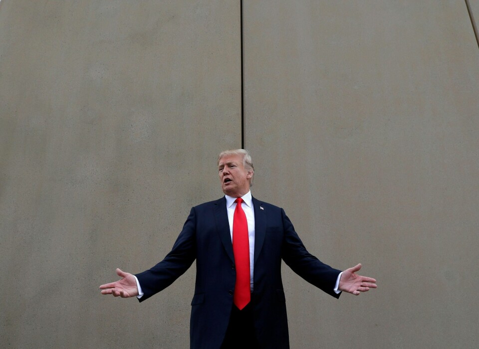 Donald Trump vil ha en egen mur langs grensen til Mexico.