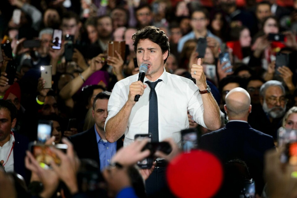 Canadas statsminister Justin Trudeau kjemper for gjenvalg, men har mistet mye popularitet siden han kom til makten 2015.