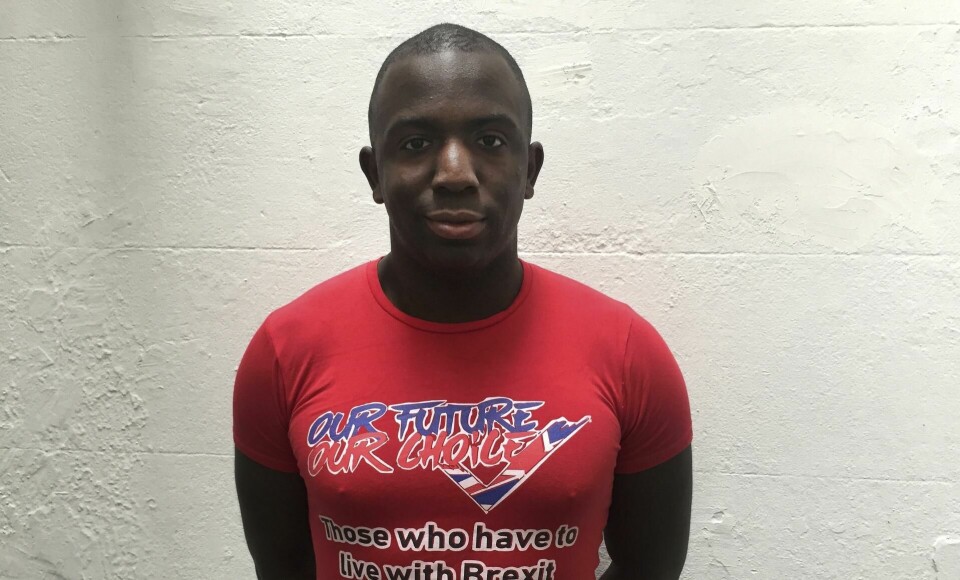 Femi Oluwole ønsker en ny folkeavstemning basert på hva man nå vet om hvordan brexit vil se ut. FOTO: ÅSNE GULLIKSTAD Femi Oluwole ønsker en ny folkeavstemning basert på hva man nå vet om hvordan brexit vil se ut. FOTO: ÅSNE GULLIKSTAD