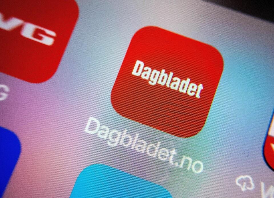 Oslo 20190225.
Illustrasjonsbilde: Dagbladet appen på mobil.
Foto: Gorm Kallestad / NTB scanpix