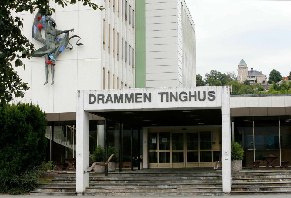Også i Drammen tingrett er det flere personer som feilaktig har blitt dømt for trygdesvindel. Foto: Lise Åserud / NTB scanpix