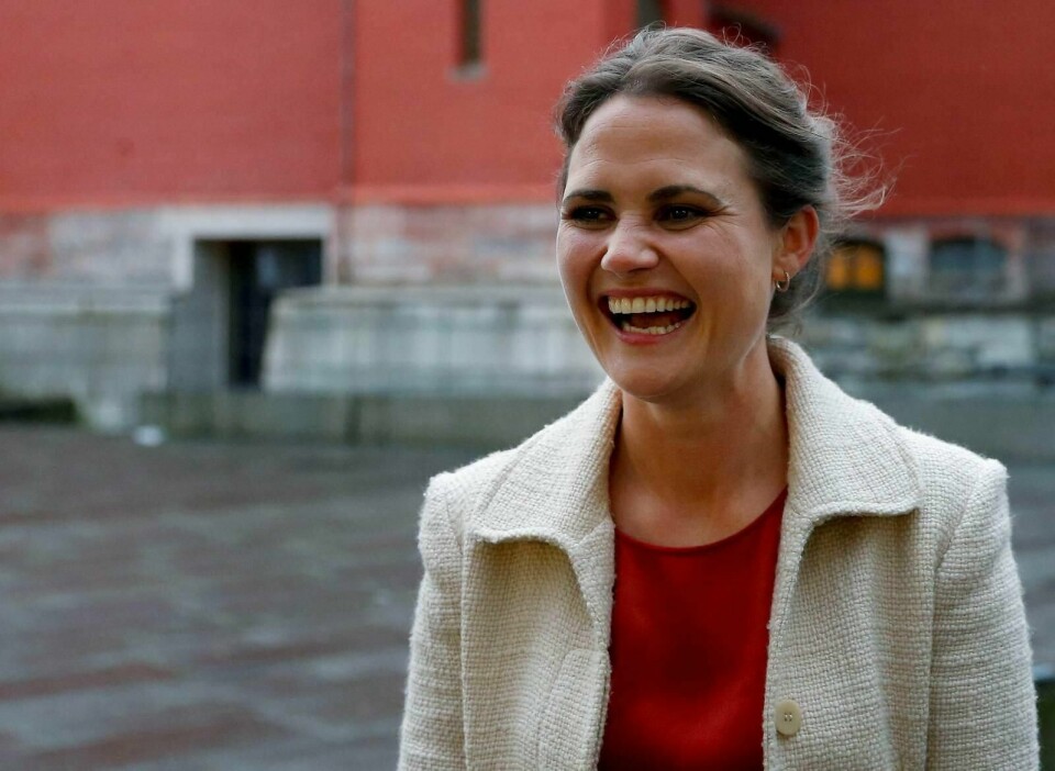Kari Nessa Nordtun og hennes rødgrønne koalisjon trenger alt de har av godt humør når 2020-budsjettet for Stavanger skal behandles. Foto: Jan Kåre Ness, NTB Scanpix