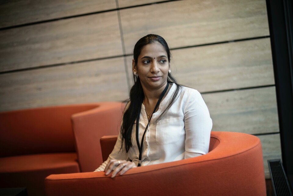 Papitha Sekar (31) sier det var som en drøm å endelig få jobbe med fagfeltet sitt. Papitha Sekar (31) sier det var som en drøm å endelig få jobbe med fagfeltet sitt.