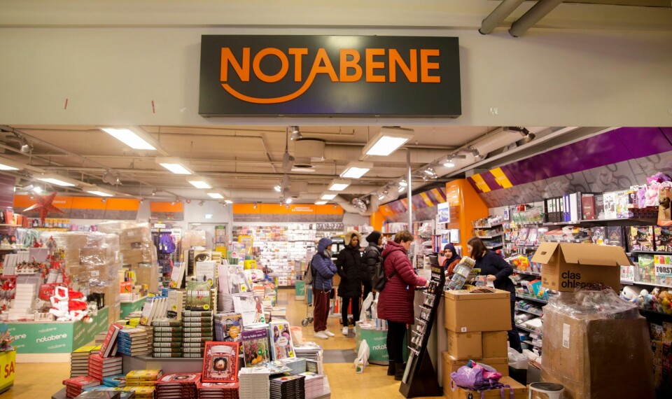 Oslo 20191119. Bokhandlerkjeden Notabene har lenge slitt med å betale kreditorene sine. Nå er kjeden konkurs.Foto: Vidar Ruud / NTB scanpix